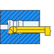 Cutting insert L050.6-15 internal turning 6mm a=5,3 L1=15 Dmin=6,0mm HW8625